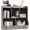 gray, variant on COZONY Kids Bookshelf with Storage Cubbies and Toy Organizer, Retro coloer