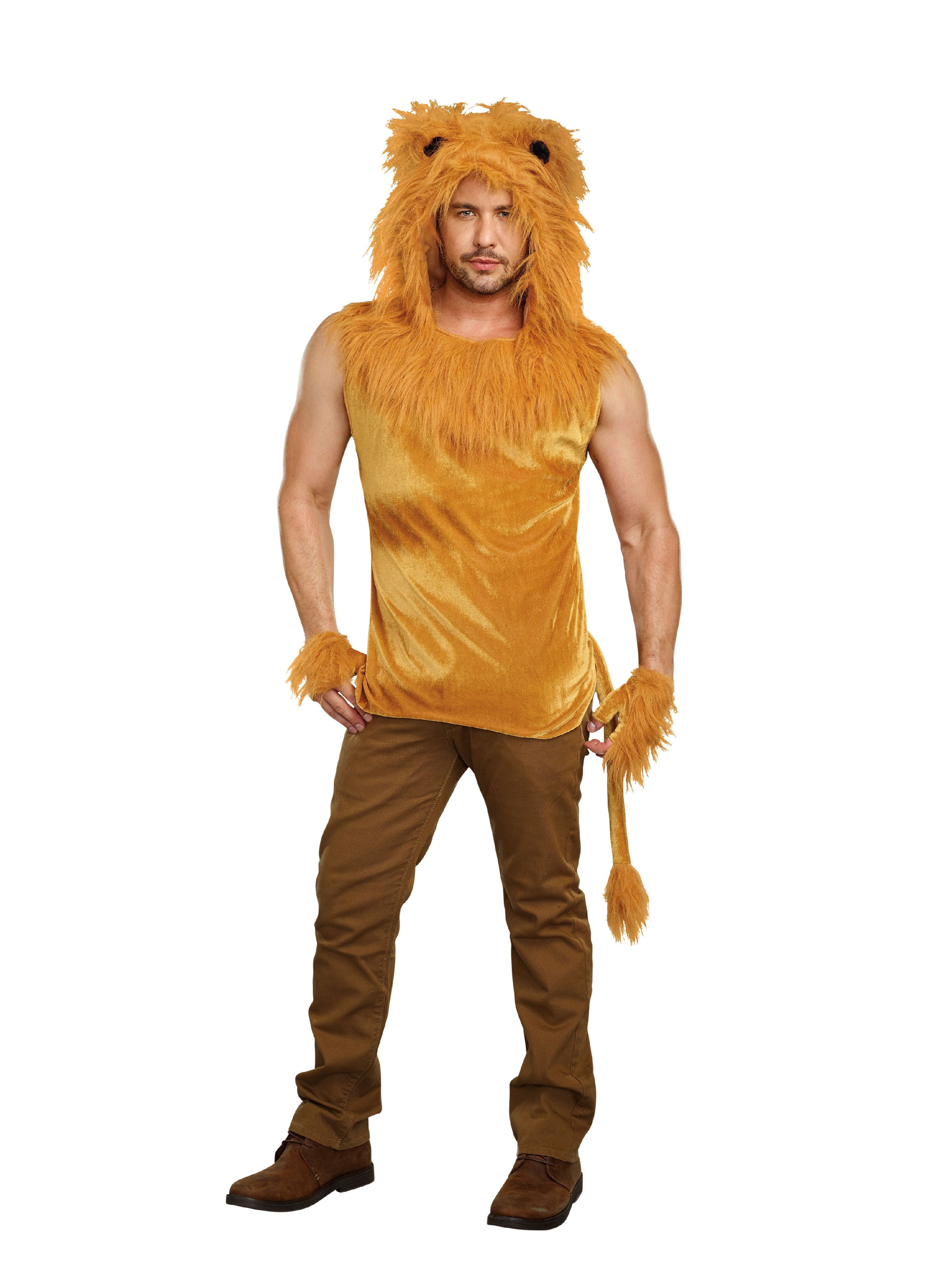Men's King of the Jungle Lion Costume