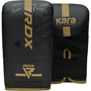 RDX Boxing Gloves for Men Women – Heavy Bag Training Gloves for MMA, Kickboxing, Muay Thai – Kara Leather Punch Mitts, Focus Pads, Sparring Gloves, Mens Boxing Gloves, Adult Sports Boxing Gloves