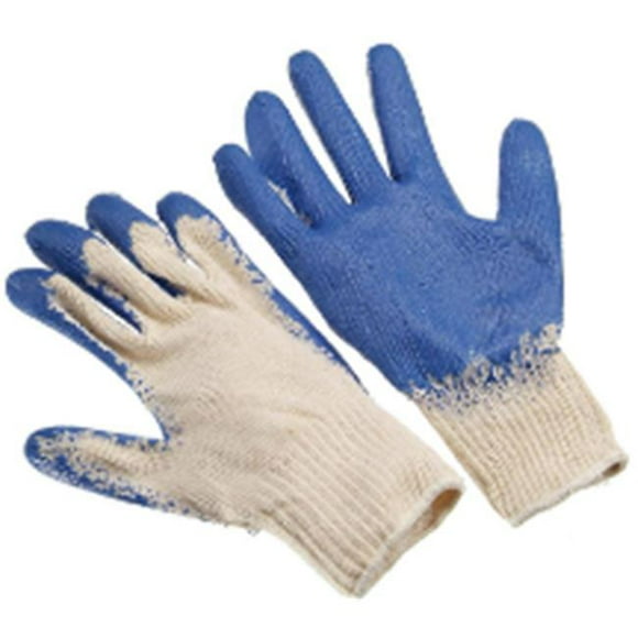 Seattle 39-C122-L String Knit Palm Glove - White, Large