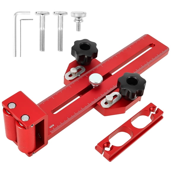 TMWEFUSC Thin Rip Table Saw Jig Guide Aluminum Alloy Woodworking Thin Ripping Jig High Precision Narrow Strip Repetitive Cutting Guide for Band Saw Router