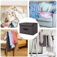 thumbnail image 4 of Panxico Boîte de Rangement Textile Maison Pliable pour Vêtements et Objets Divers avec Couvercle, 4 of 6