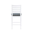 thumbnail image 5 of Linon Flynn White Counter Stool Uph Seat, 5 of 18