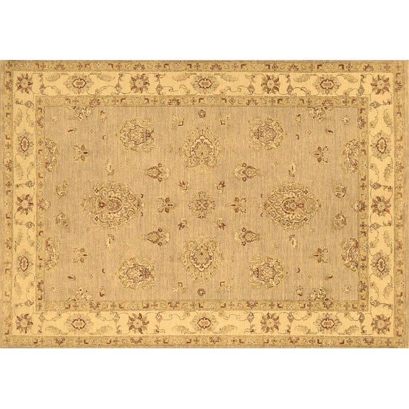 Ahgly Company Indoor Rectangle Oriental Brown Traditional Area Rugs, 2' x 3'