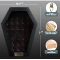 thumbnail image 4 of Death Head Moth Black Frame Shadow Box, Gothic Inspired Wall Art, Dark Aesthetic Home Decor, Framed Display for Curiosity Cabinet, 4 of 5