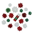 thumbnail image 2 of Holiday Time Kit de nœuds cadeaux et rubans frisés  - Rouge Blanc Vert, 2 of 3