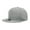 Gray, variant on 1041 5 Panel High Profile Structured Cotton Blend Snapback-Khaki