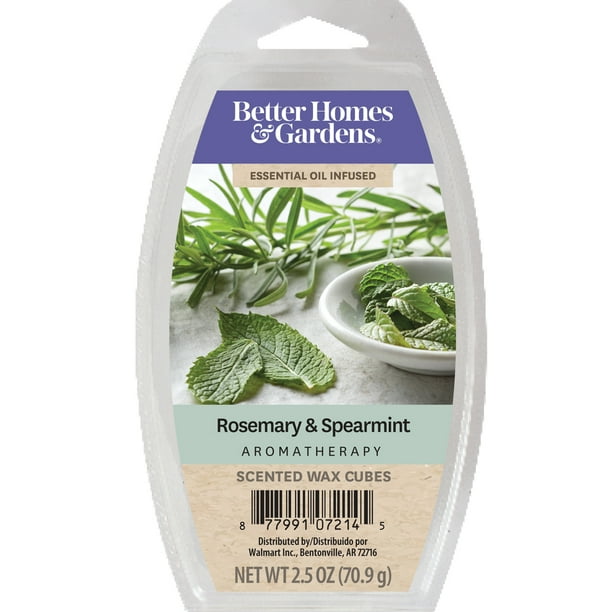 Rosemary & Spearmint Essential Oil Infused Scented Wax Melts, Better
