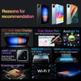 thumbnail image 4 of Tableta Pad 6S Pro 2024, versión global, Android 14, Snapdragon 8 Gen2, 16 GB + 1 TB, GPS, 5G, WiFi, doble SIM, HD, original, PC, 4 of 5