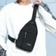 thumbnail image 1 of 1 Pcs Small Sling Bag, Crossbody Chest Shoulder Water Resistant, Sling Purse Travel Bag For Men Women Boys With Earphone Hole, 1 of 9