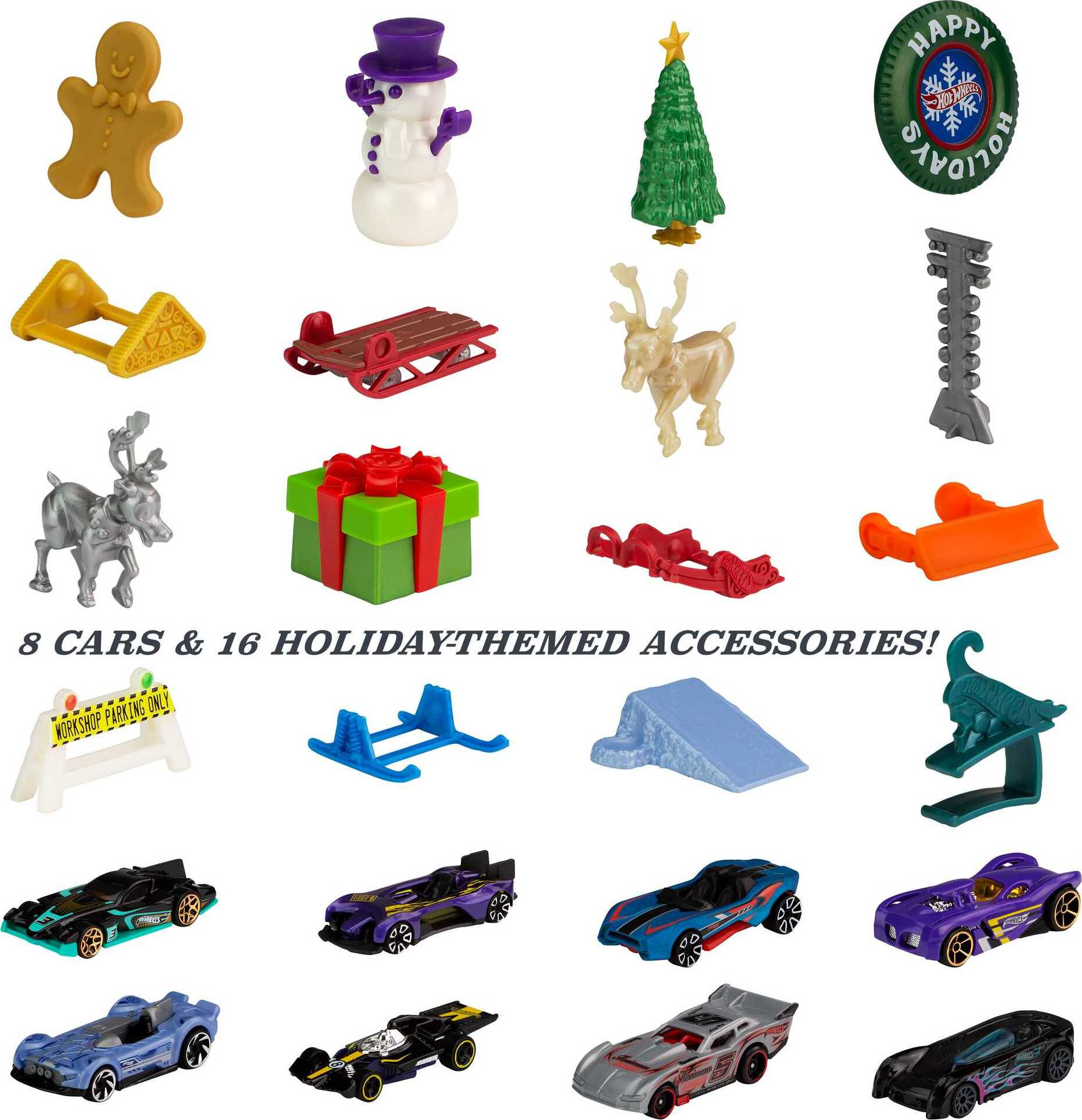 Hot Wheels 2021 Advent Calendar for Collectors & Kids 3 Years & Older - image 4 of 6
