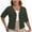 Army Green, variant on Ltctricy Women's Plus Size Cropped Cardigans Half Sleeve Open Front Bolero Shrugs Lightweight Casual Cardigans(Black,3X-Large)