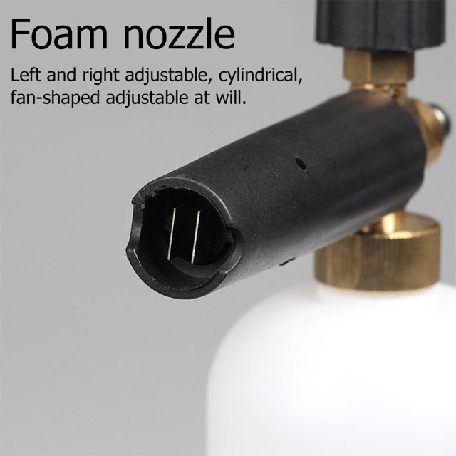 Pistola de agua para lavado de coches, hervidor de espuma PA de 220bar, portátil para coche, camión, suelo de motocicleta Sywqhk Accesorios para autos y motos