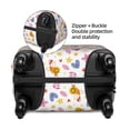 thumbnail image 4 of Vsdgher Cartoon Birds & Flowers Print Luggage Cover Washable Suitcase Cover Protector Anti-scratch Suitcase cover Fits 18-32 Inch Luggage, 4 of 8