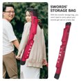 thumbnail image 3 of 1 Pce Sac de Rangement en Toile Durable pour Épées Taiji-sword Collection (Rouge), 3 of 8