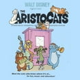 thumbnail image 2 of Men's Aristocats Movie Poster Meet The Cats Graphic Tee Light Blue X Large, 2 of 4