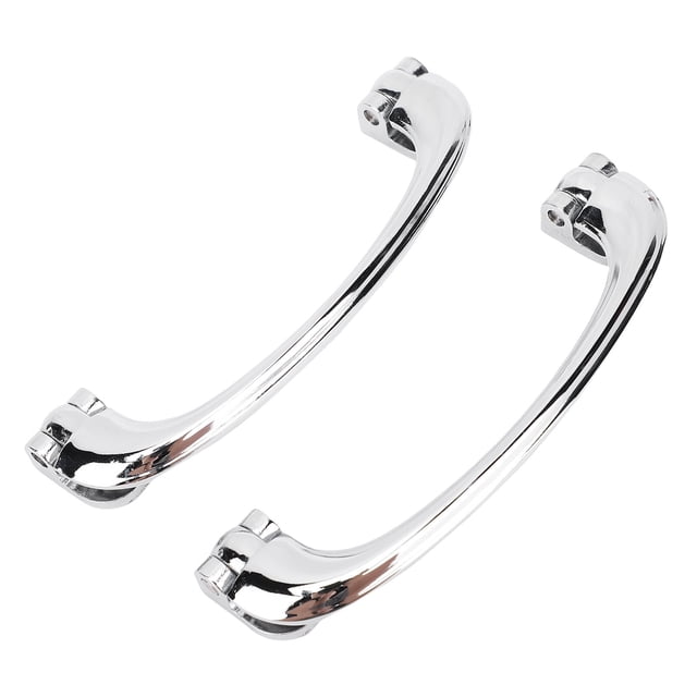 650306, Tirador De Puerta Interior Cromado De Aspecto Elegante De Aluminio 1 Par Universal Para Coches Clásicos Tudor