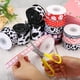 thumbnail image 5 of Cinta de 10 yardas para envolver regalos, 1 pieza de cintas de 10 mm con estampado de vaca para decoración de manualidades de bodas y regalos, 5 of 5