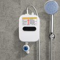thumbnail image 3 of Small Instant Electric Water Heater LCD Temperature Display IPX4 Quick Heating Shower Water Heating Device Set, 3 of 5