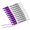 Purple-24, variant on 60 Pack 10 Colors Fine Tip Dry Erase Markers For Classrooms Offices Meetings