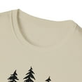 thumbnail image 3 of Pine Trees, Gildan Unisex Softstyle T-Shirt, Minimalist Graphic Tee, S-3XL, 3 of 3