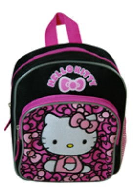 Mini Backpack Black Box Checker New School Bag 82360 Hello Kitty 