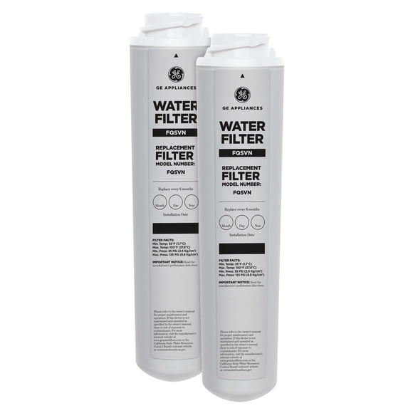 Filtro de agua GE FQSVN de repuesto para debajo del fregadero, 1 filtro