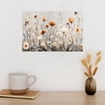 thumbnail image 6 of Soscooter Canvas Wall Art For Living Room Wall Decor For Bedroom Office Wall Decoration Neutral Wildflower Landscape Painting Pictures Artwork Room Aesthetic Home Decor 36x24 inches, 6 of 8