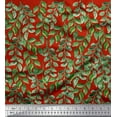 thumbnail image 1 of Soimoi Cotton Poplin Fabric Leaves Panel Print Sewing Fabric Yard 42 Inch Wide, 1 of 3