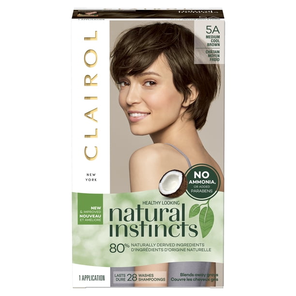 Clairol Natural Instincts Semi-Permanent Hair Color, 5a ...
