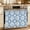 Blue, variant on Foggy Forest Oven Skirt Curtain 27"Wx20"L, Waterproof Ruffled Stove Cover Skirt with 8 Ribbon Ties, Green Mist Mountain Natural Landscape Decorative Oven Door Curtain for Kitchen Dishwasher Cabinet