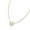 White, variant on Everyday Elegance Copper Shell Necklace with Aventurine Gemstones, Adjustable Clavicle Chain Jewelry for Women