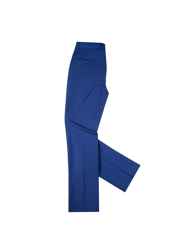 Wehilion Men's Premium Slim Fit Dress Suit Pants Slacks Tight Suit