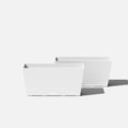 thumbnail image 1 of Veradek Pure Series Midori 31" Planter 2 Pack White, 1 of 8