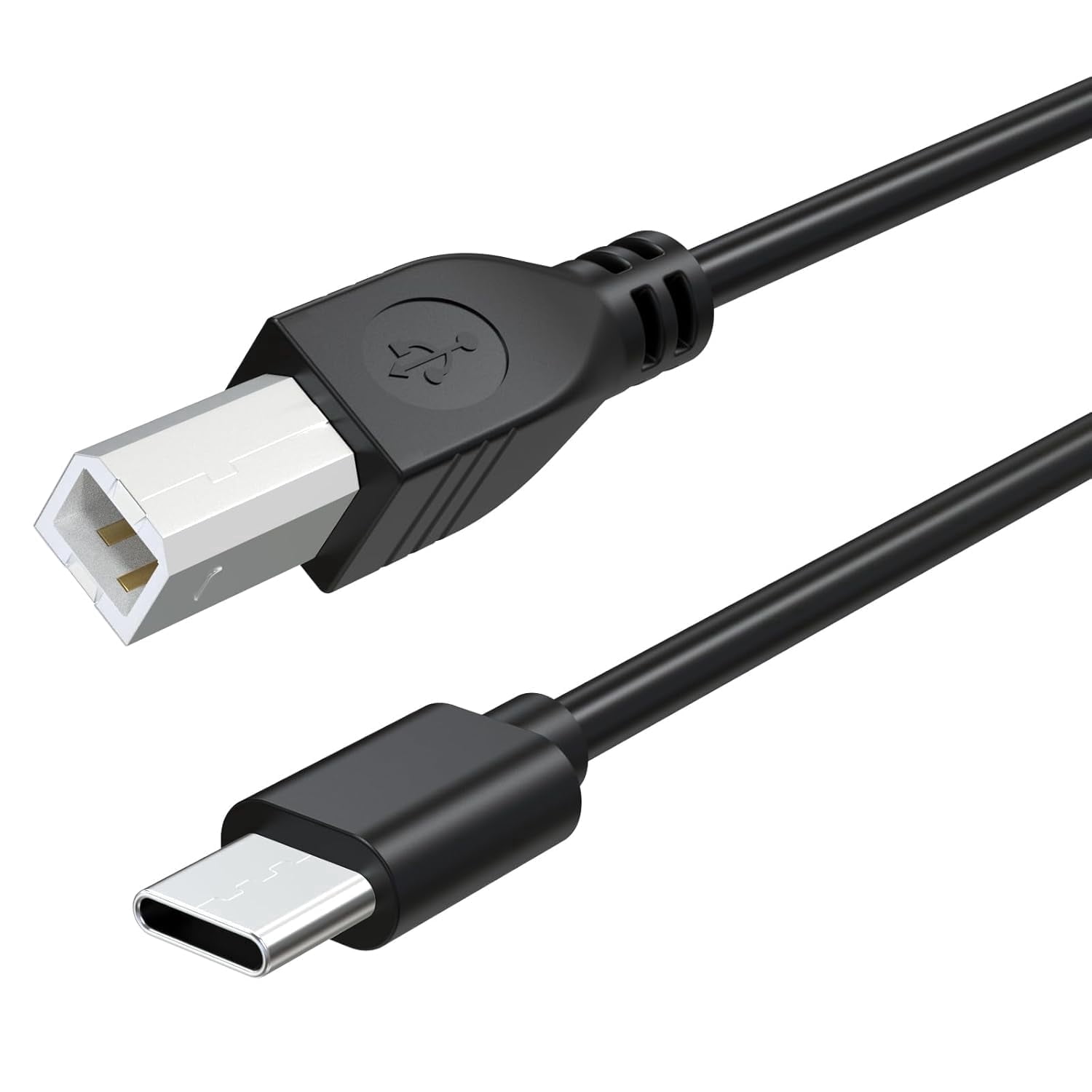 USB B to USB C Printer Cable to Computer for Canon PIXMA TR4720 TR8620a TR7820 TR7020a TS7720 TS6420a TS3720 TS702a TR7020a TS9520a MG3620, for HP DeskJet 2855e 2755e 4255e 8015e 8139e 5 FT