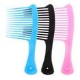 thumbnail image 1 of Miangastore Detangling Comb Black 3Pcs 8.3X3.7X0.3In, 1 of 8