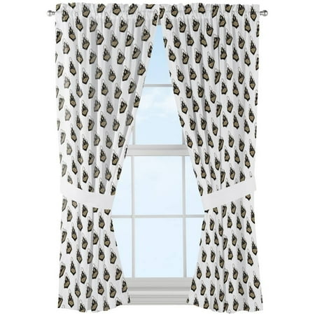 Tigers Ncaa Drapes - NCAA Purdue Boilermakers Mascot Window Curtain Panels, 1 Each