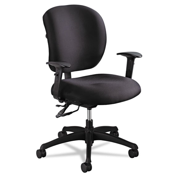 UrbanPro 24/7 Armless Task Office Chair in Black