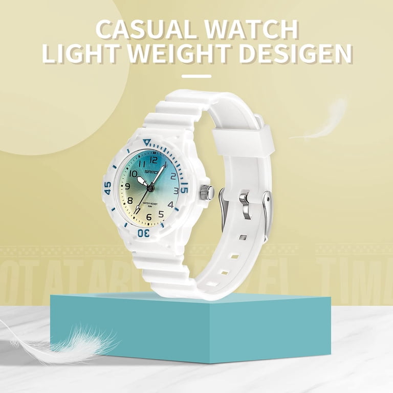 Women\'s Dainty Nurse Watch - Easy Reader Analog, Lightweight Resin, Water Findtime Women main image 2