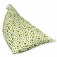 thumbnail image 2 of Flowers Insects Lounger Chair Bag, Repeating Pattern of Happy Bees and Flower Motifs, High Capacity Storage with Handle Container, Lounger Size, Apple Green Yellow, by Ambesonne, 2 of 5