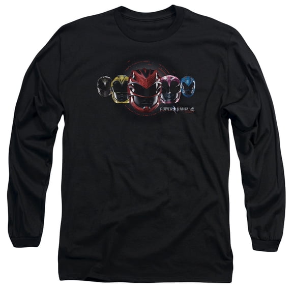 Power Rangers - Head Group - Long Sleeve Shirt - Large