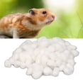 thumbnail image 3 of Relleno De Bolas De Algodón Para Animales Pequeños, Bola De Algodón Ligera Para Hámster De Invierno Hecha A Mano Para Hámster Sirio Para Chinchilla, 3 of 7
