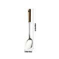 COFEST 304 Stainless Steel Extra-Long Wok Spatula, Heat-Resistant Metal ...