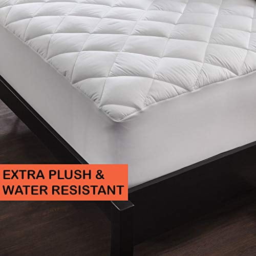 Shop Bedding Plush Mattress pad Quilted, Deep Mattress Cover, King