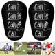 thumbnail image 4 of Mini Espinilleras Fútbol ​​equipo Deportivo en Línea Extra Pequeño (negro Impreso Blanco 8*5 CM), 4 of 9