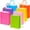 Multicolor 28PCS, variant on 28 PCS Pastel Paper Gift Bags with Handles, 7 Assorted Rainbow Colors, Multipurpose Party Favor Bags for Birthday Wedding Christmas Shopping, Size 8.6" x 6.3" x 3.2"