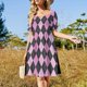 thumbnail image 4 of Vestido de manga corta para mujer Groovy Disco, falda de verano, vestidos de noche elegantes para mujer, vestidos de cumpleaños 2025 para mujer, vestido, 4 of 7