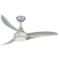 thumbnail image 2 of 44 Inch 3 Blade Ceiling Fan With Light Kit-Silver Finish-Silver Blade Color Minka Aire Fans F845-Sl, 2 of 2