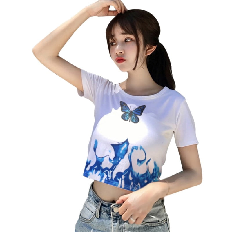 Retro Butterfly Print 
