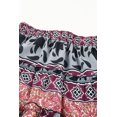 thumbnail image 3 of ABPHQTO Falda con gradas altas y bajas con estampado bohemio multicolor para mujer, 3 of 5